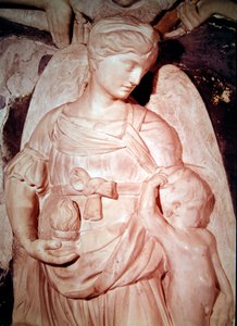 Caridad, del monumento funerario del Cardenal Forteguerri (detalle) de Andrea del Verrocchio