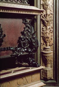 Monumento funerario de Piero y Giovanni de Medici, hijos de Cosimo de Medici el Viejo. Escultura de Andrea del Verrocchio