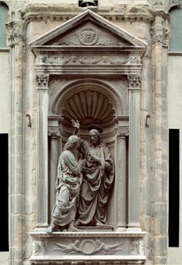 La incredulidad de Santo Tomás de Andrea del Verrocchio