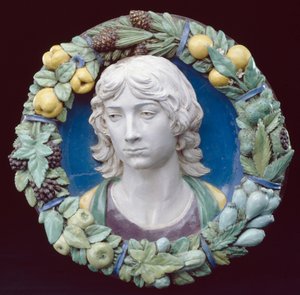 Cabeza de un joven de Andrea Della Robbia