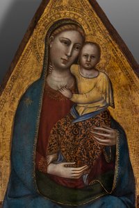 Virgen entronizada y Niño Jesús de Andrea di Cione (attr.to) Orcagna