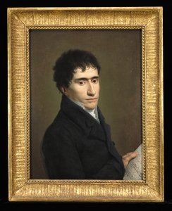 Retrato de un músico, c.1800 (óleo sobre madera)