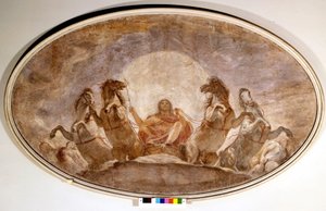El carro de Apolo. Pinacoteca de Brera. Milán