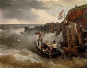Marina, 1894 de Andreas Achenbach