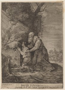 El sacrificio de Isaac de Andreas Altomonte, after David Teniers the Younger