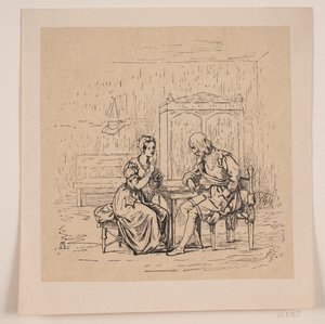 Ilustración para la canción de Niels Ebbesen