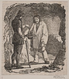 Rübezahl y el campesino de Andreas Flinch