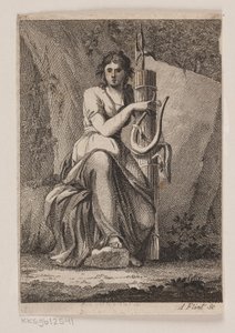 Una mujer con lira y fasces de Andreas Flint