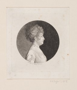 Retrato de mujer desconocida de Andreas Flint