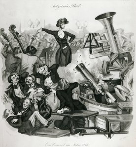 Un concierto de Hector Berlioz (1803-69) en 1846 de Andreas Geiger