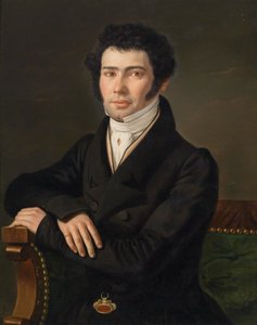 Retrato de Gaspari Spontini (1774-1851), compositor de ópera y director general de música en Berlín