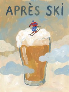 Cerveza para después de esquiar