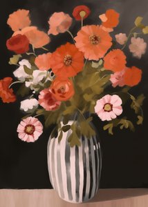 Elegante bodegón floral de Andreas Magnusson
