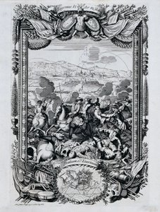 La victoria del príncipe Eugenio de Saboya en Italia