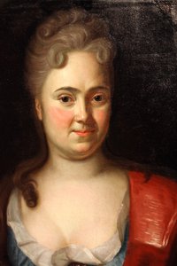 Retrato de la emperatriz Catalina I. 1684-1727, 1712 de Andreas Møller