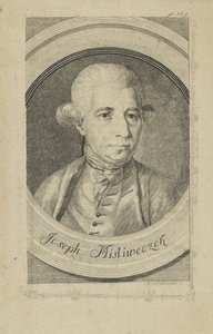 Retrato del compositor Josef Myslivecek de Andreas Niederhofer