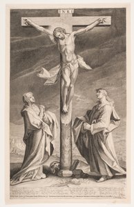 Cristo en la cruz entre María y Juan de Andreas Reinhardt