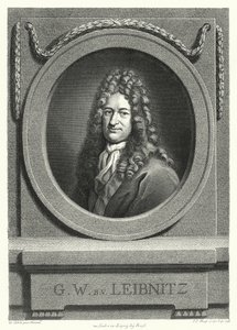 Gottfried Wilhelm Leibniz, filósofo, matemático y polímata alemán de Andreas Scheits