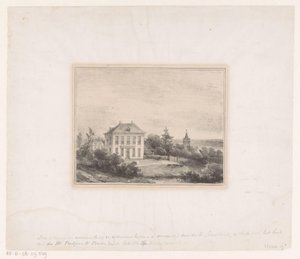 Casa del Sr. Rutgers en Beek de Andreas Schelfhout