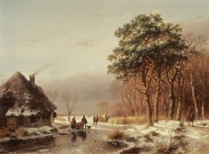El borde del bosque de Andreas Schelfhout