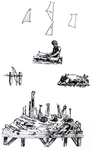 Las placas del segundo libro de De Humani Corporis Fabrica de Andreas Vesalius
