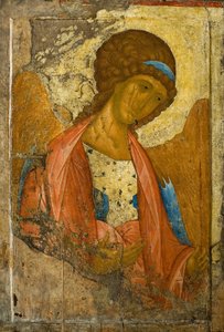 Arcángel Miguel. De la fila Deisus (Zvenigorodsky) de Andrei Rublev