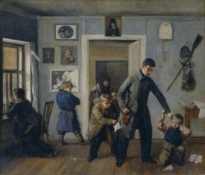 En la escuela, 1854 de Andrei Andreyevich Popov