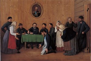 La reconciliación de Andrei Antipovich Rumyantsev