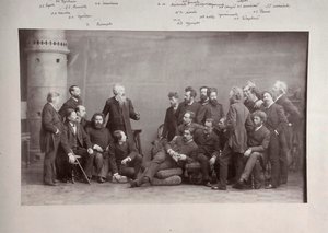 Peredvizhniki Los Errantes, grupo de artistas rusos, 1888 de Andrei Deniere