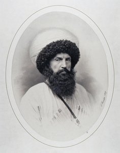 Retrato del Imán Shamil 1797-1871, 1859 de Andrei Deniere