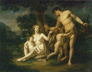Adán y Eva con niños bajo un árbol, 1803