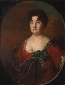 Retrato de la condesa Anastasia Petrovna Golitsyna 1665-1729, de soltera Prozorovskaya, 1728 de Andrei Matveyevich Matveyev