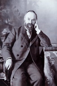 Pyotr Shchukin, coleccionista de arte ruso, c1890-c1900 de Andrei Osipovich Karelin