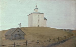 Una iglesia, 1903 de Andrei Petrovich Ryabushkin