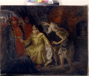 El Zar Iván IV El Terrible (1530-1584). Pintura de Andrei Petrovich Ryabushkin (Riaboutchkine) (1861-1904), óleo sobre lienzo de Andrei Petrovich Ryabushkin