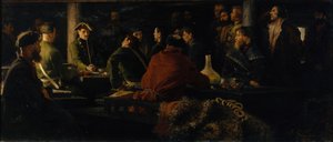 El ejército de juguete de Pedro I, 1892 de Andrei Petrovich Ryabushkin