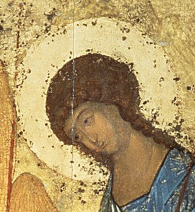 (detalle) de La Santísima Trinidad, 1420s