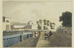 La Casa Apraksin en el Río Fontanka, 1821-1822 de Andrei Yefimovich Martynov