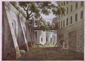 El Patio de la Casa de Pavel Gagarin de Andrei Yefimovich Martynov