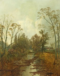 El viejo puente de Ebbw, Newport de Andrew Allan