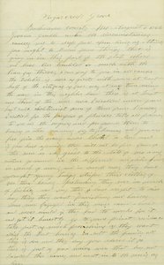 Carta firmada por Andrew Brownlow, Condado de Buchanan, Mo., al Gobernador Gamble [Hamilton R. Gamble], 1 de agosto de 1862 de Andrew Brownlow