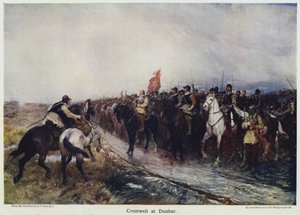 Cromwell en Dunbar de Andrew Carrick (after) Gow