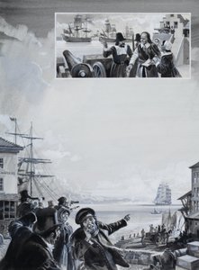 Escena portuaria de Andrew Howat