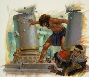 Sansón (gouache sobre papel) de Andrew Howat