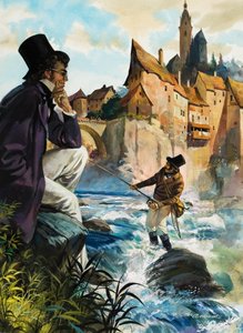 La trucha de Schubert (gouache sobre papel)