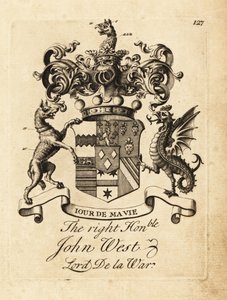 Escudo de armas del Muy Honorable John West de Andrew Johnston