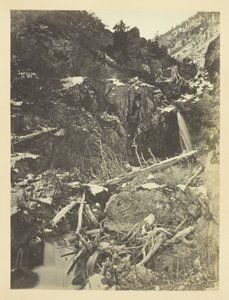 City Creek Canon, Montañas Wasatch, Valle de Salt Lake de Andrew Joseph Russell