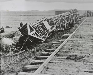 Tren descarrilado, Manassas, Virginia de Andrew Joseph Russell