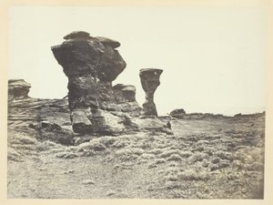 Dial Rock, Red Buttes, Llanuras de Laramie de Andrew Joseph Russell