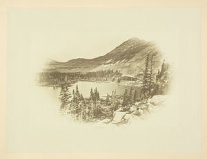 Lago Moore, cabecera del río Bear, montaña Uintah de Andrew Joseph Russell